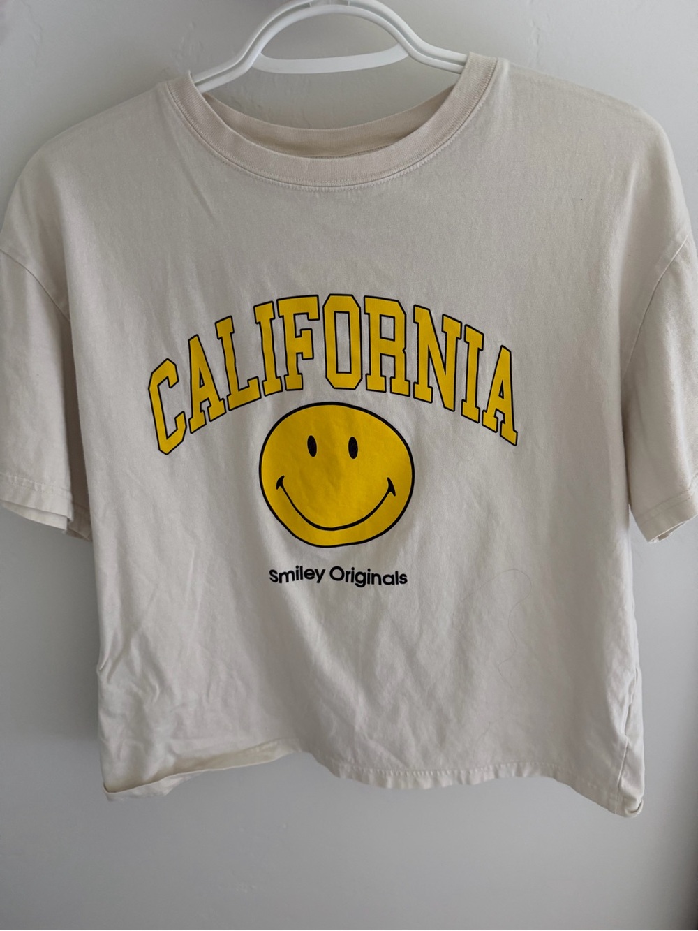 California Graphic Tee - Cream & Yellow